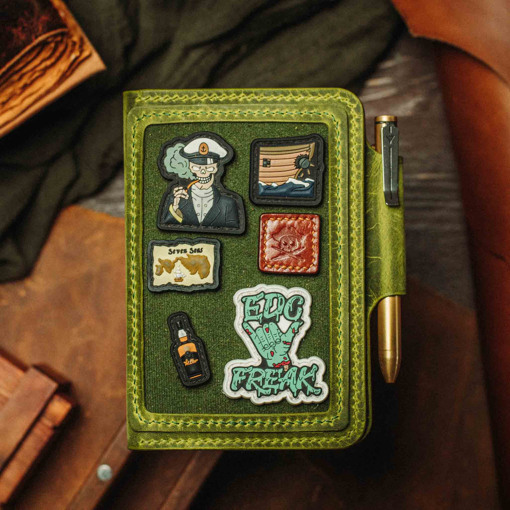 Quartermaster v2 – Leather Passport Wallet with Velcro | Pirate Goods