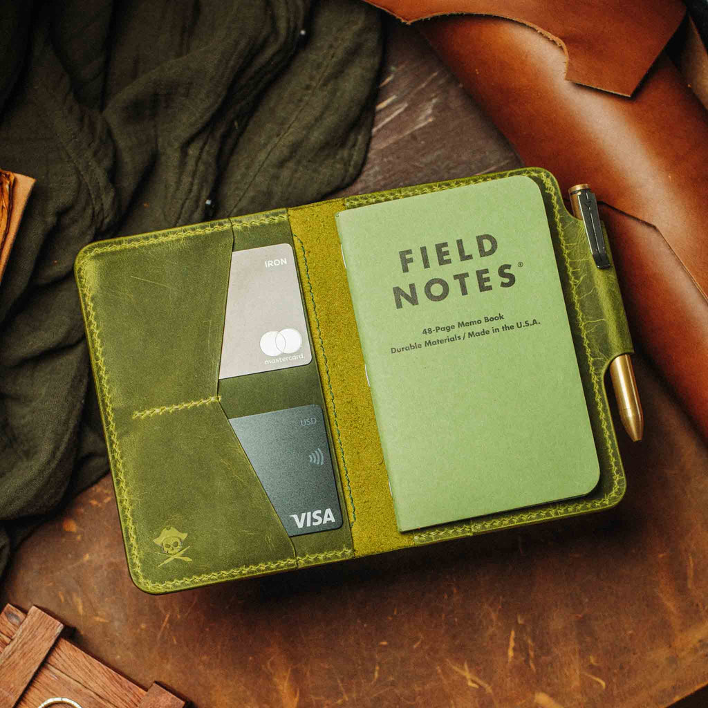 Quartermaster v2 – Leather Passport Wallet with Velcro | Pirate Goods