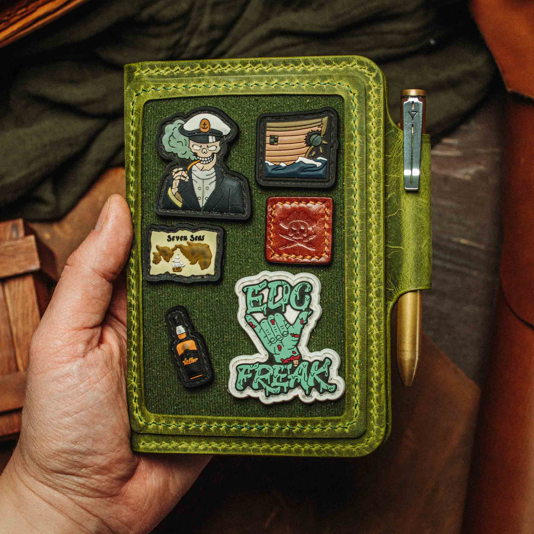 Quartermaster v2 – Leather Passport Wallet with Velcro | Pirate Goods