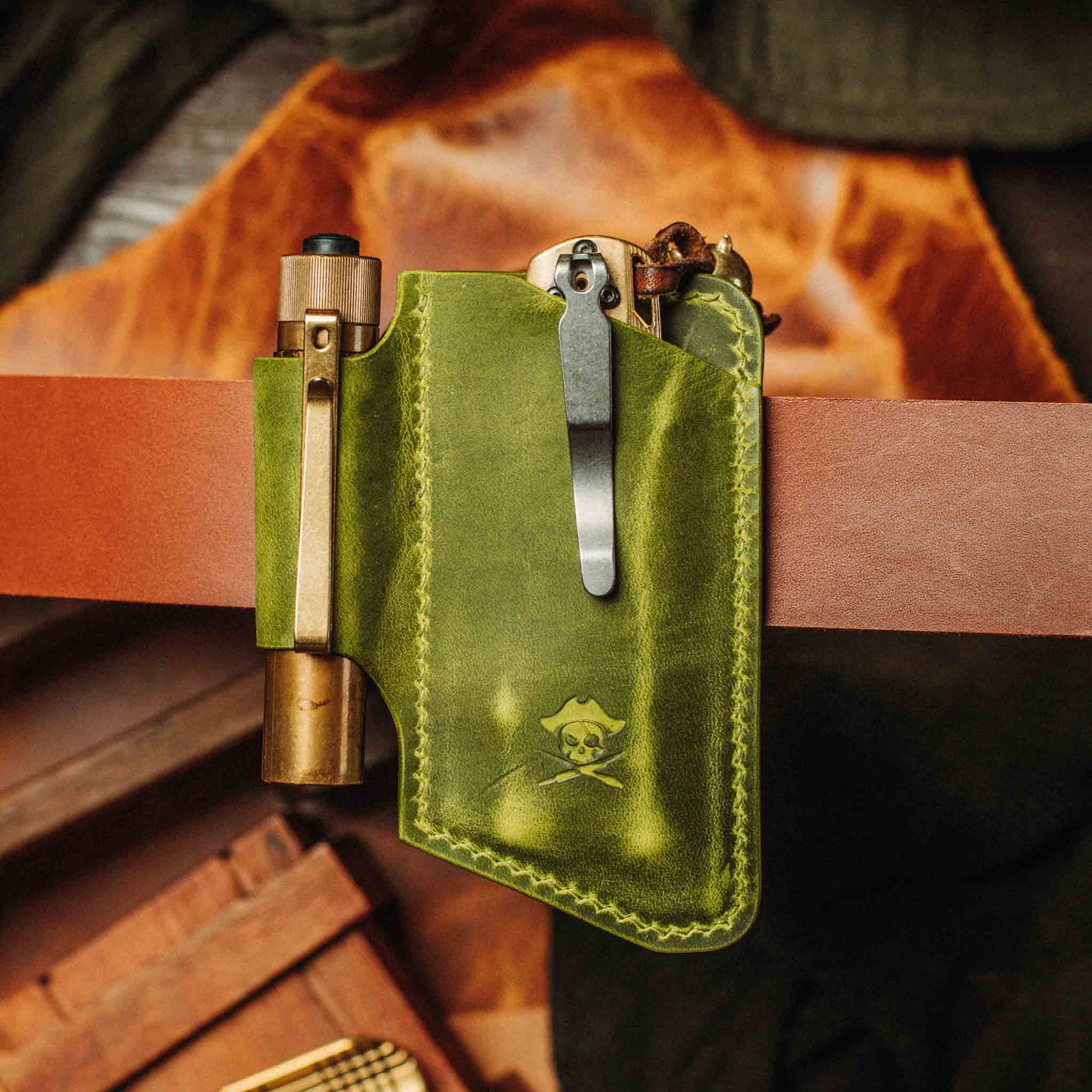 Pirate Goods Sailor v4 Knife Sheath – Leather EDC Belt Knife Holder