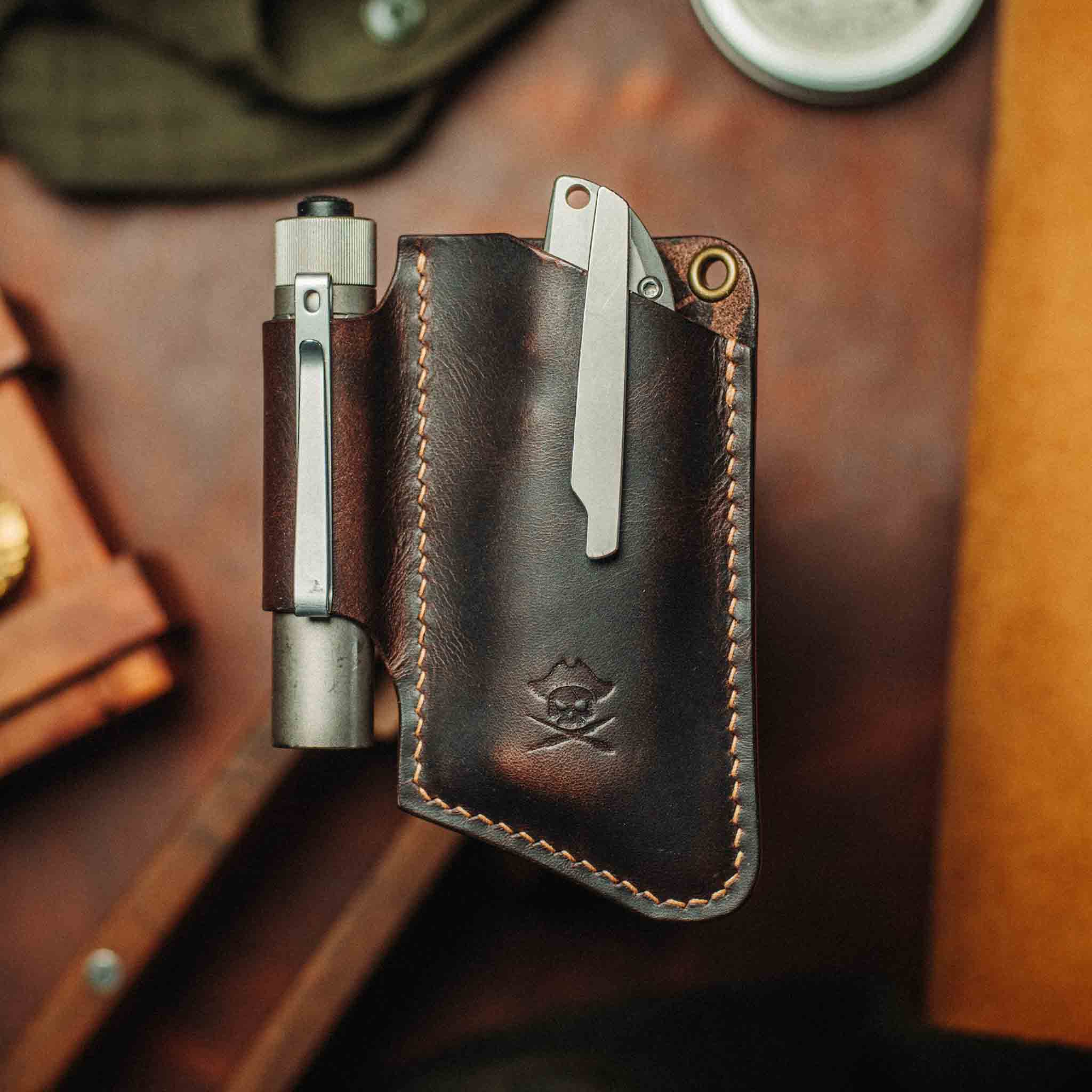 Pirate Goods Sailor v3 – Leather EDC Knife Sleeve
