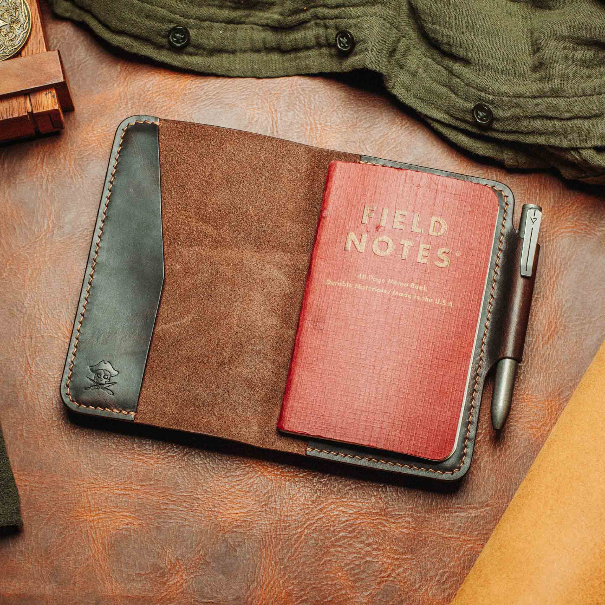 Pirate Goods Navigator - Leather Field Notes Cover
