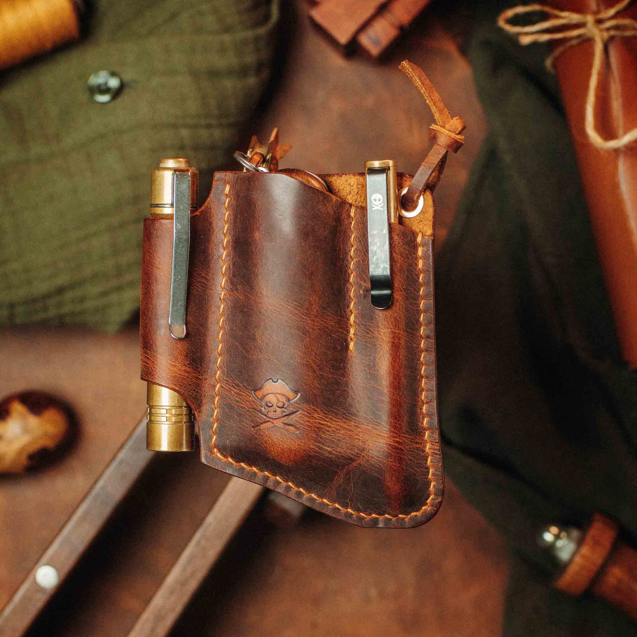 Pirate Goods First Mate v3 Pocket Organizer – Leather EDC Pocket Carrier