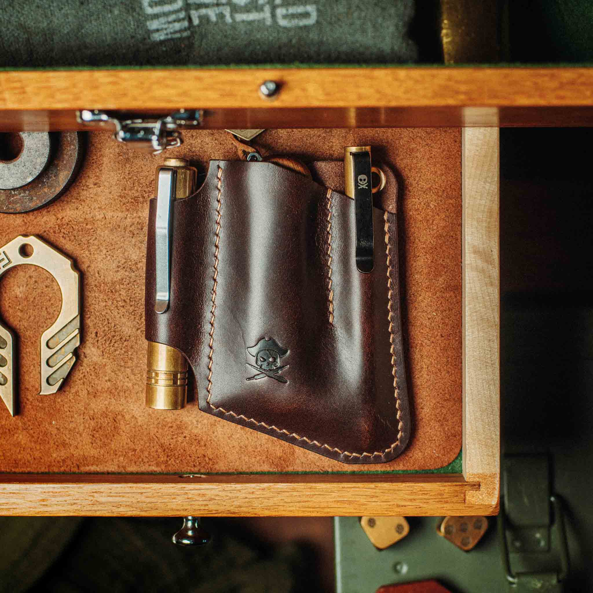 Pirate Goods First Mate v3 Pocket Organizer – Leather EDC Pocket Carrier