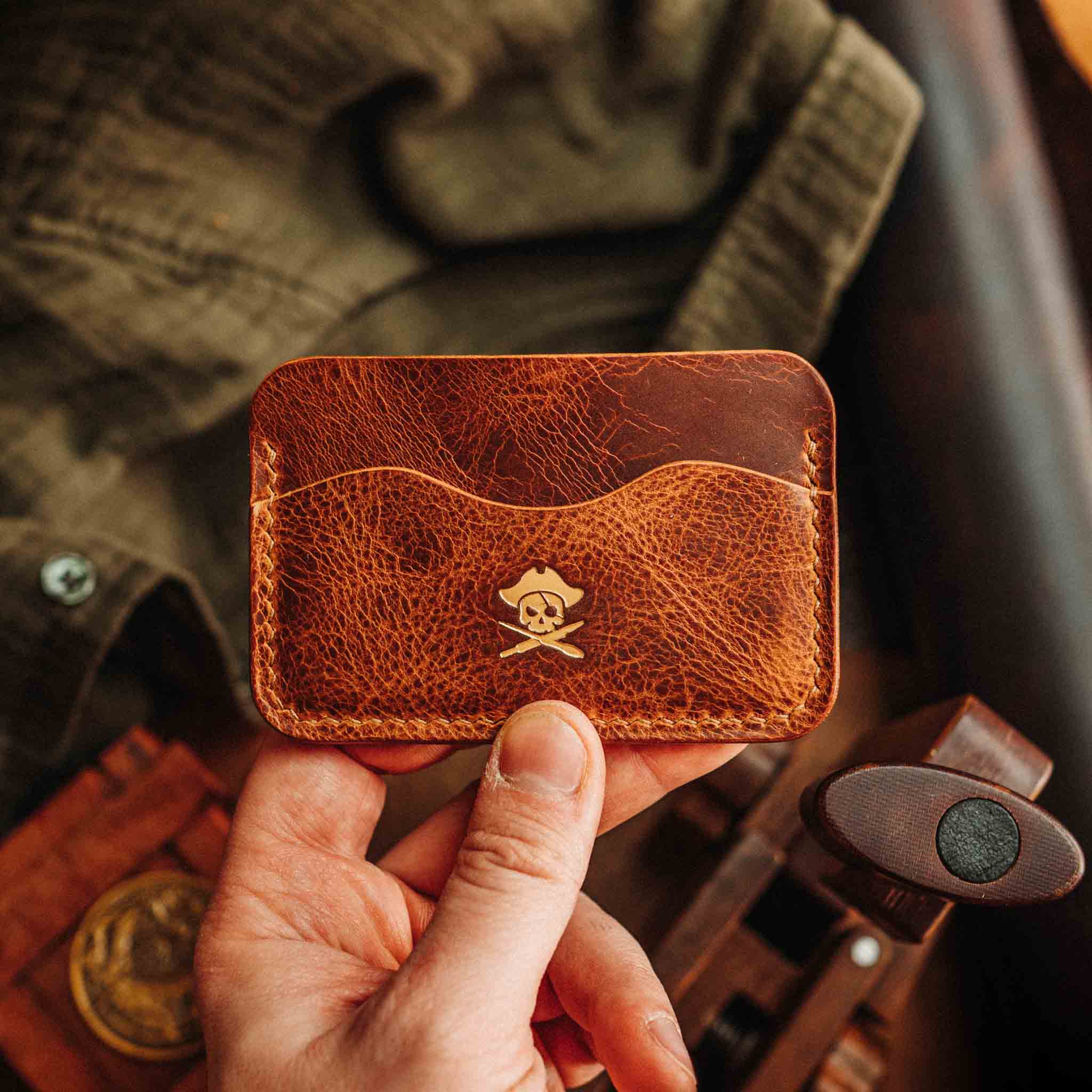 Pirate Goods Drunken Boatswain v2 – Leather Card Holder