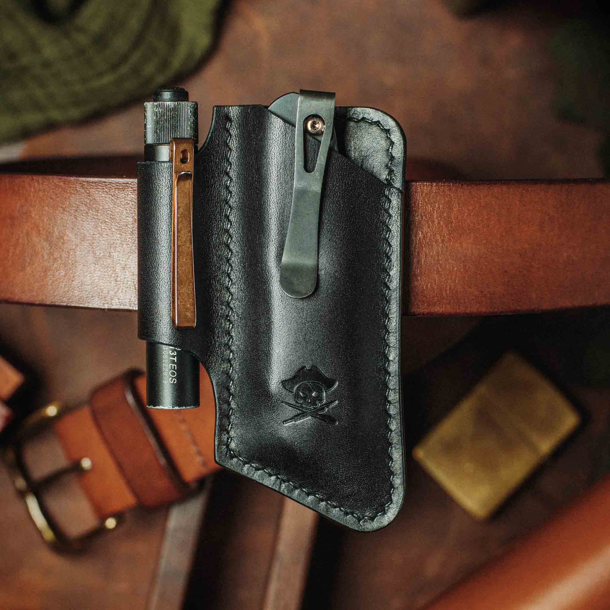 Pirate Goods Sailor v4 Knife Sheath – Leather EDC Belt Knife Holder