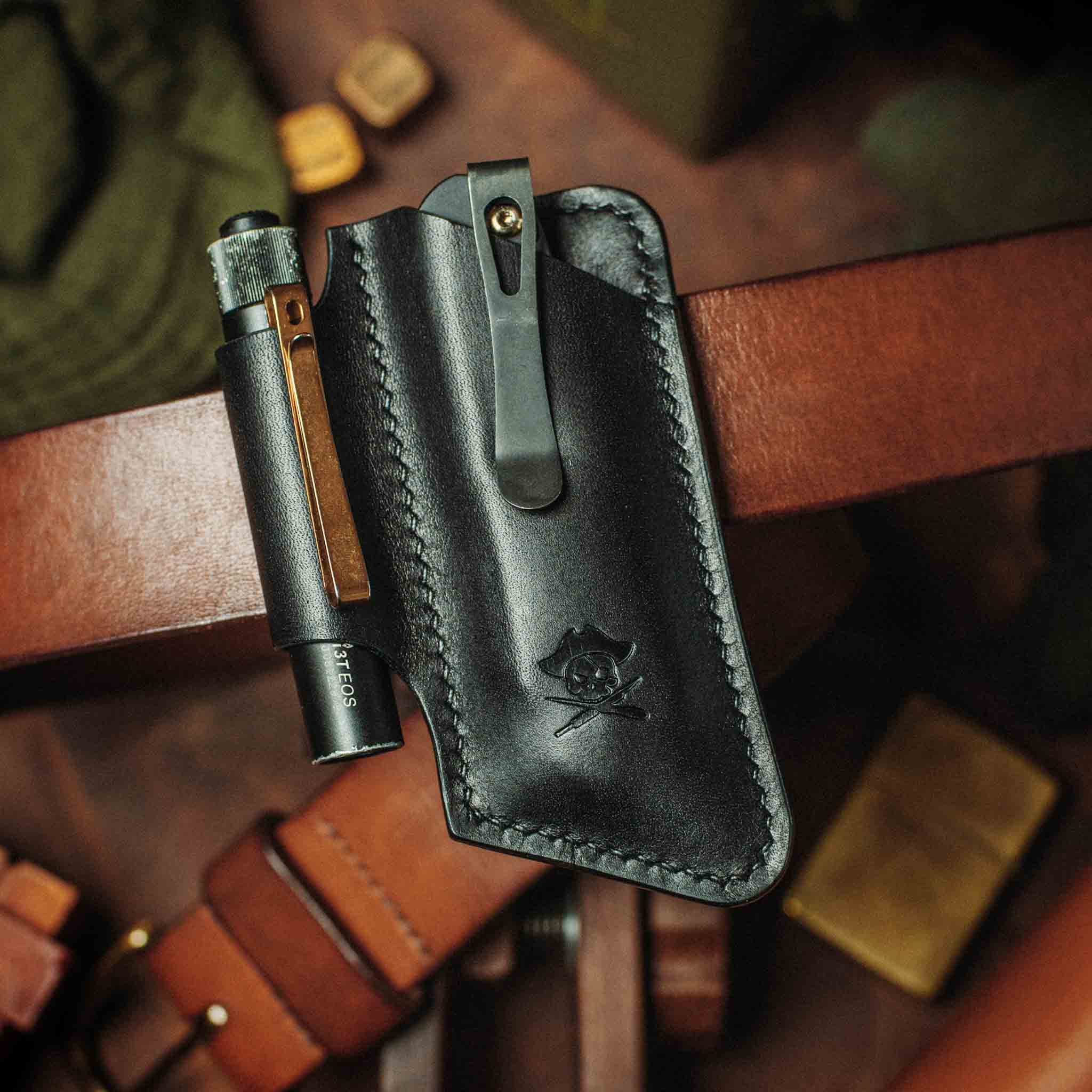 Pirate Goods Sailor v4 Knife Sheath – Leather EDC Belt Knife Holder