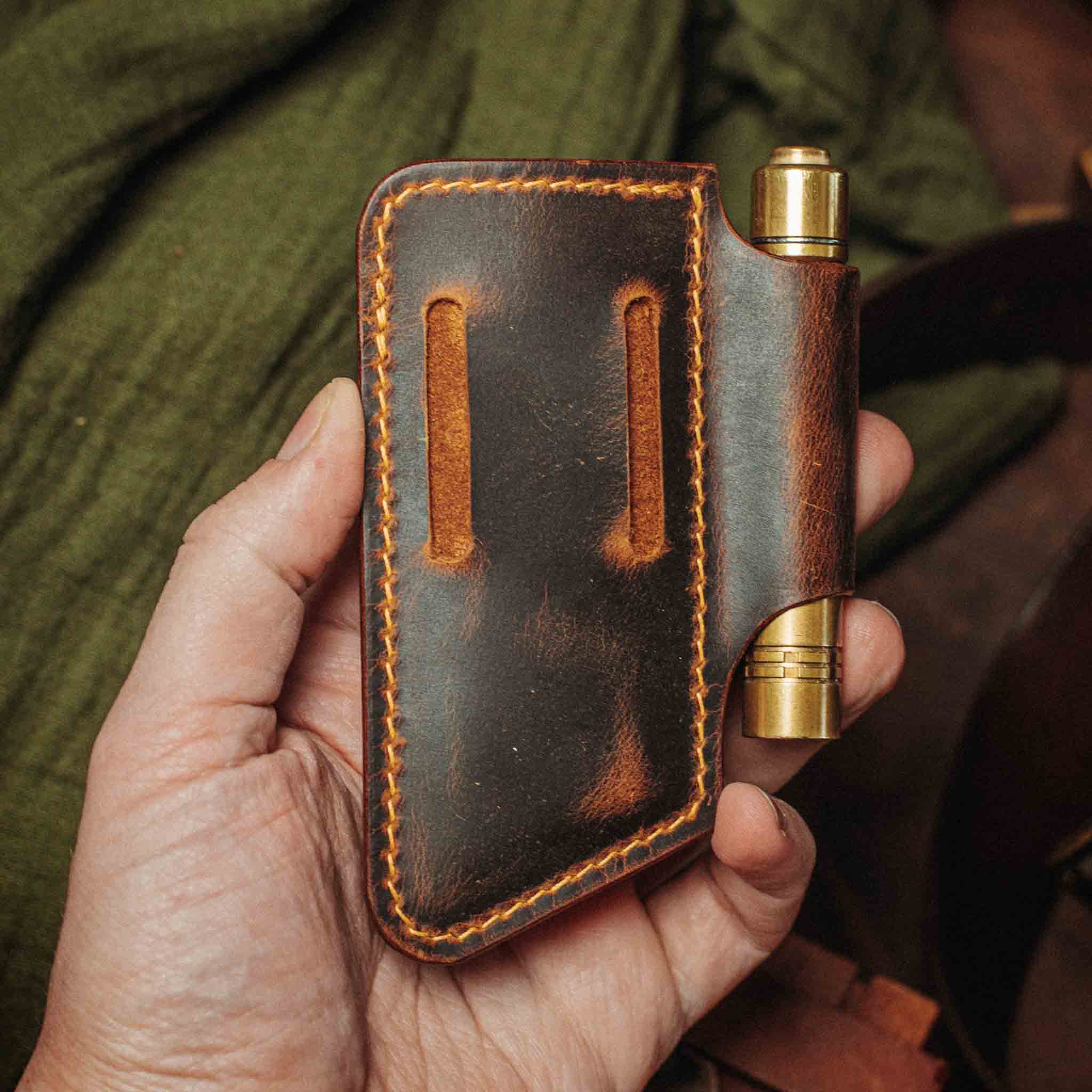 Pirate Goods Sailor v4 Knife Sheath – Leather EDC Belt Knife Holder