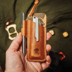 Pirate Goods Sailor Knife Sleeve – Leather EDC Pocket Knife Holder