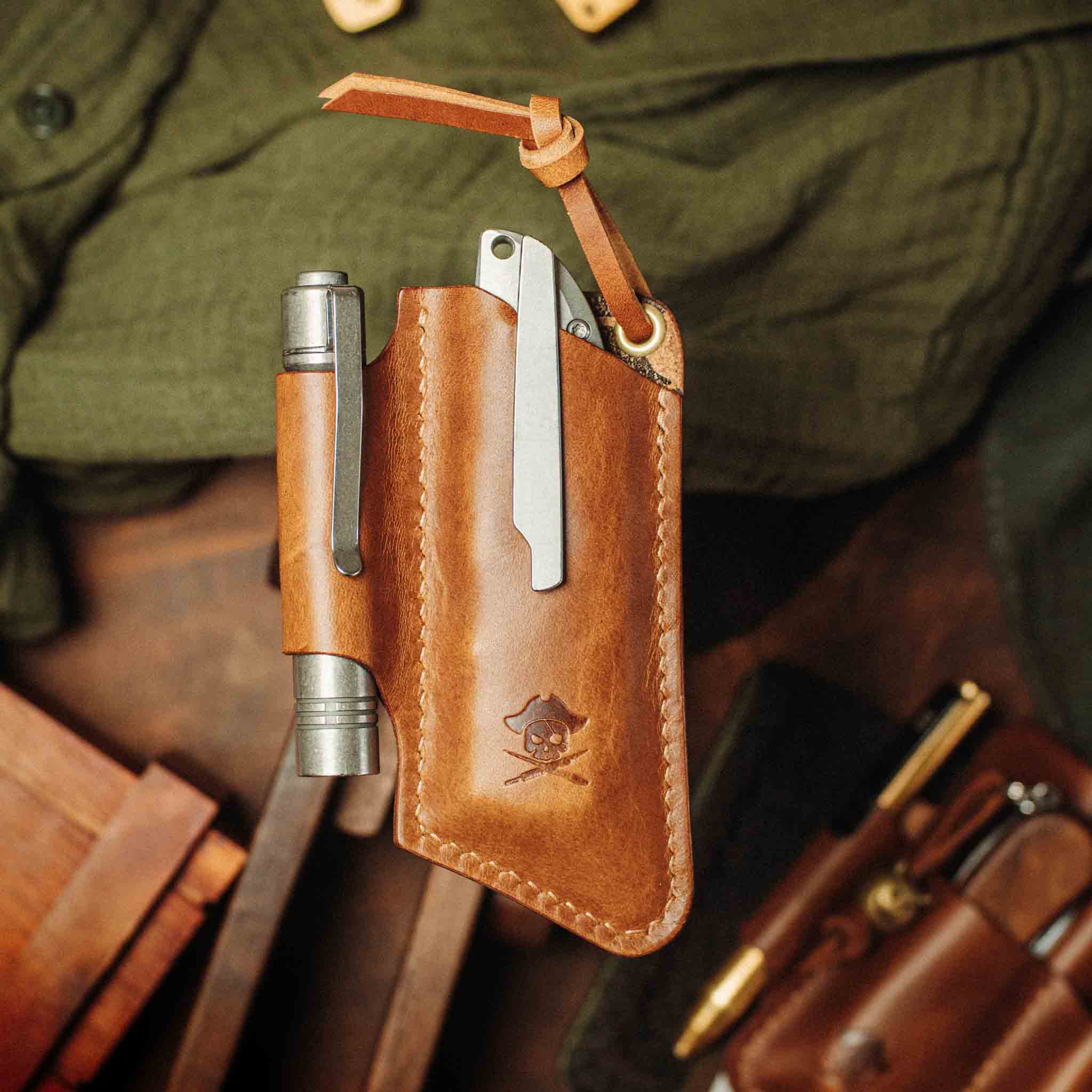 Pirate Goods Sailor v3 – Leather EDC Knife Sleeve
