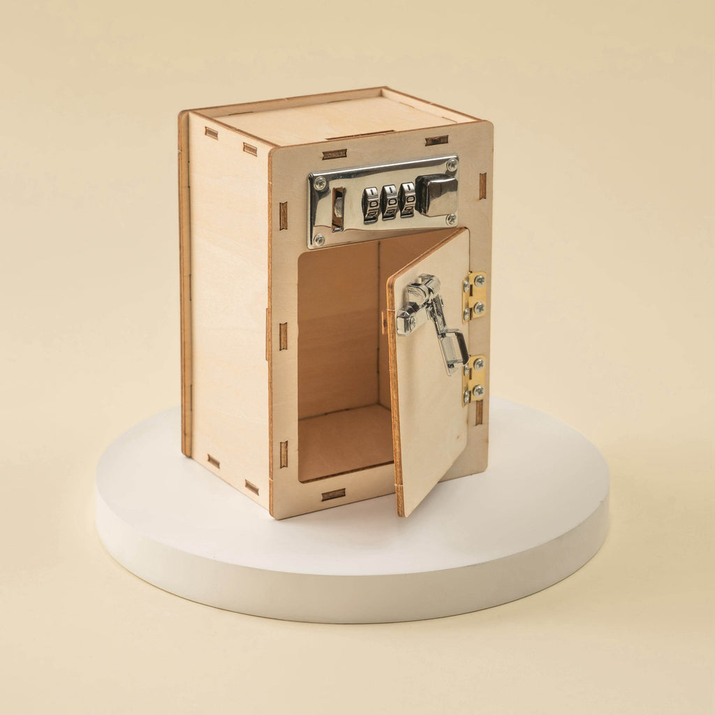 Combination Lock Box DIY Kit, Educational STEM Toy - 