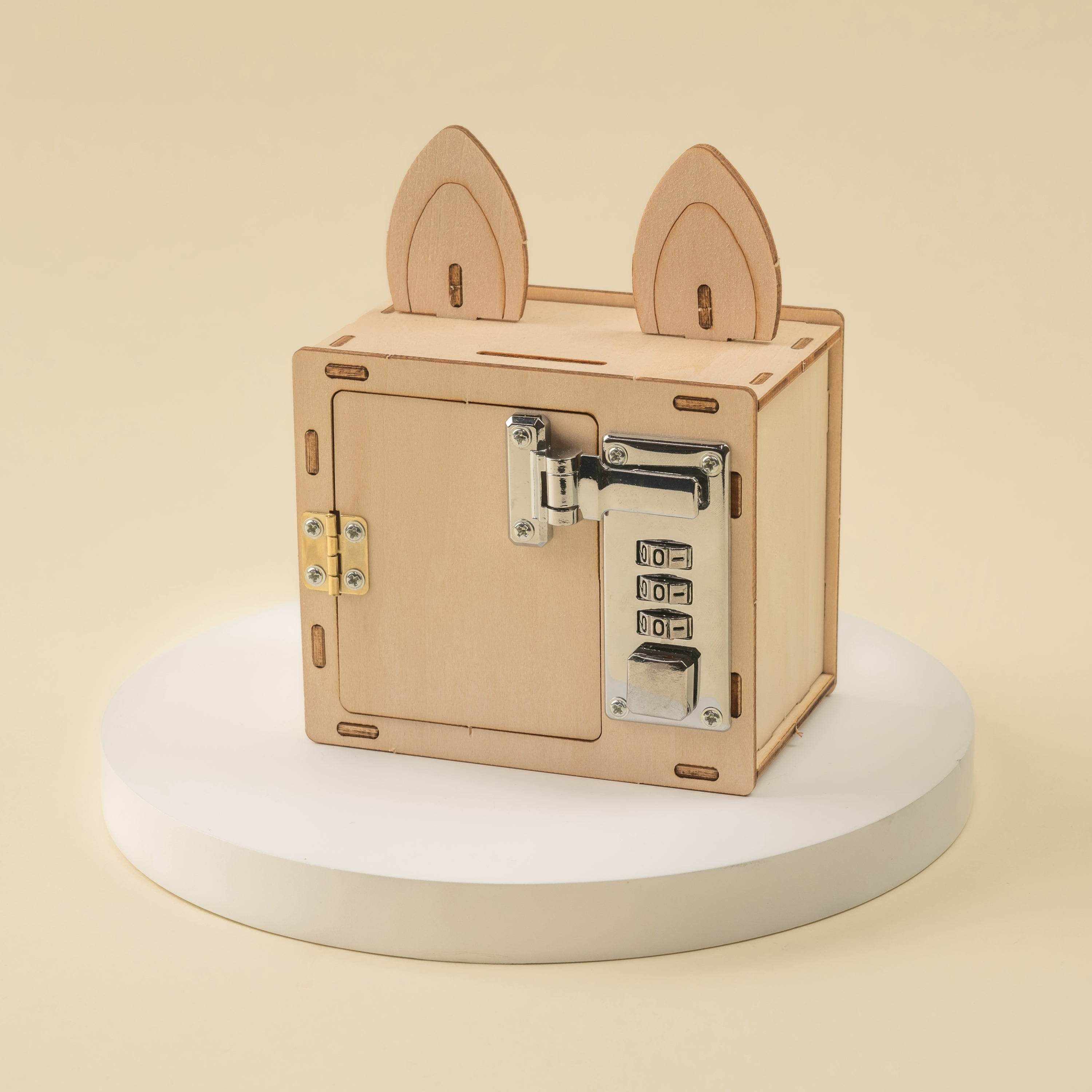 Combination Lock Box & Phone Holder DIY Kit, Educational STEM Toy - 