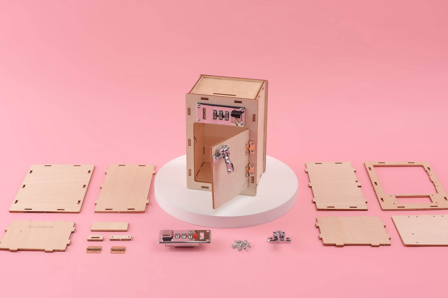 Combination Lock Box DIY Kit, Educational STEM Toy - 