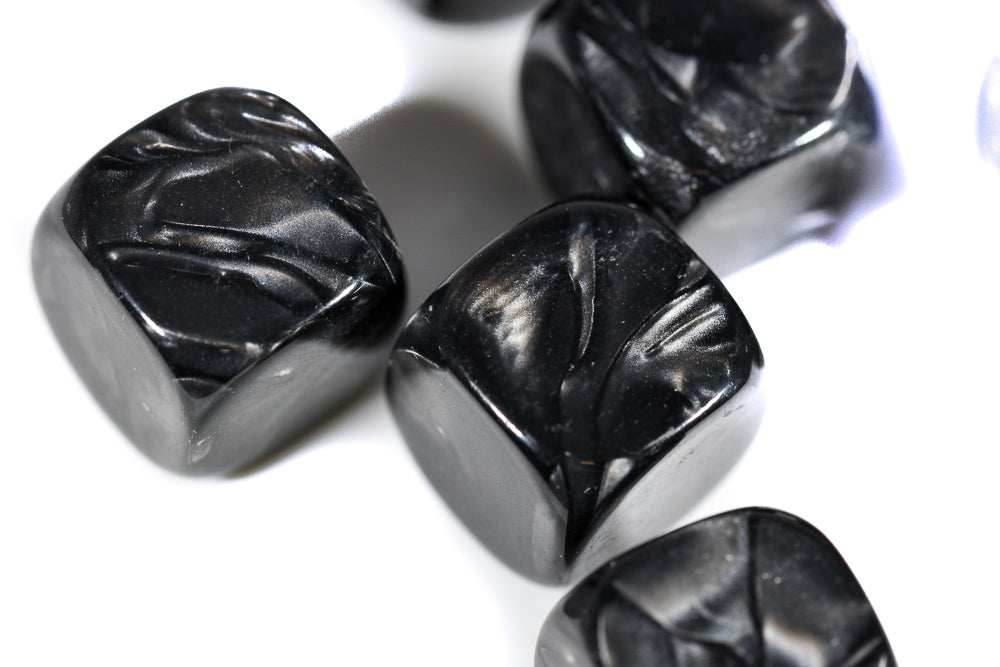 Pearl Black Blank 16mm d6 - 