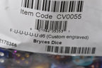 F-U-U-U-U-U d6 | Custom Dice with Angry Face and F-U Message Pipped Dice - 