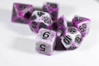 Blend Purple/White Ancient 7-Dice Set - 