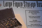 Large Figure Storage Box (56 figure capacity) - Secure and Showcase Your 25mm Masterpieces - 