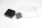 Empty Crystal Display Box (M) Tall Clear w/Black Lid  2½"x 1½"x 1½"
