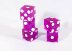 Purple Casino Dice d6 19mm Razor Edge No Serial Numbers or Names Clean - 1 Die