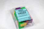 Pack of 35 Rectangle Card Stands (18mm x 20mm) - Assorted Colors CHX 802AA - 