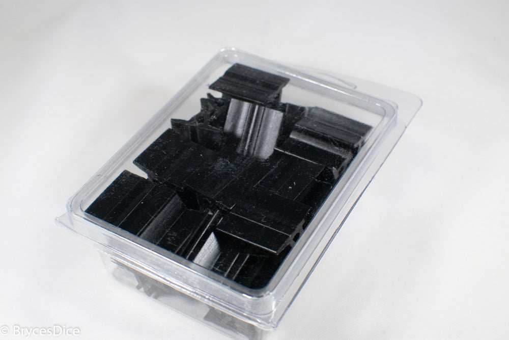 Pack of 35 Rectangle Card Stands CHX80208 (18mm x 20mm) - Black - 