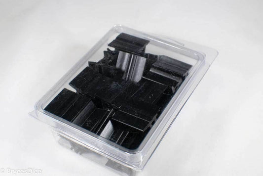 Pack of 35 Rectangle Card Stands CHX80208 (18mm x 20mm) - Black - 