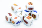Food Dice d6 | Decide What to Eat Dice 6-Sided 16mm Foodie Dice - 1 Dice