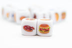 Food Dice d6 | Decide What to Eat Dice 6-Sided 16mm Foodie Dice - 1 Dice
