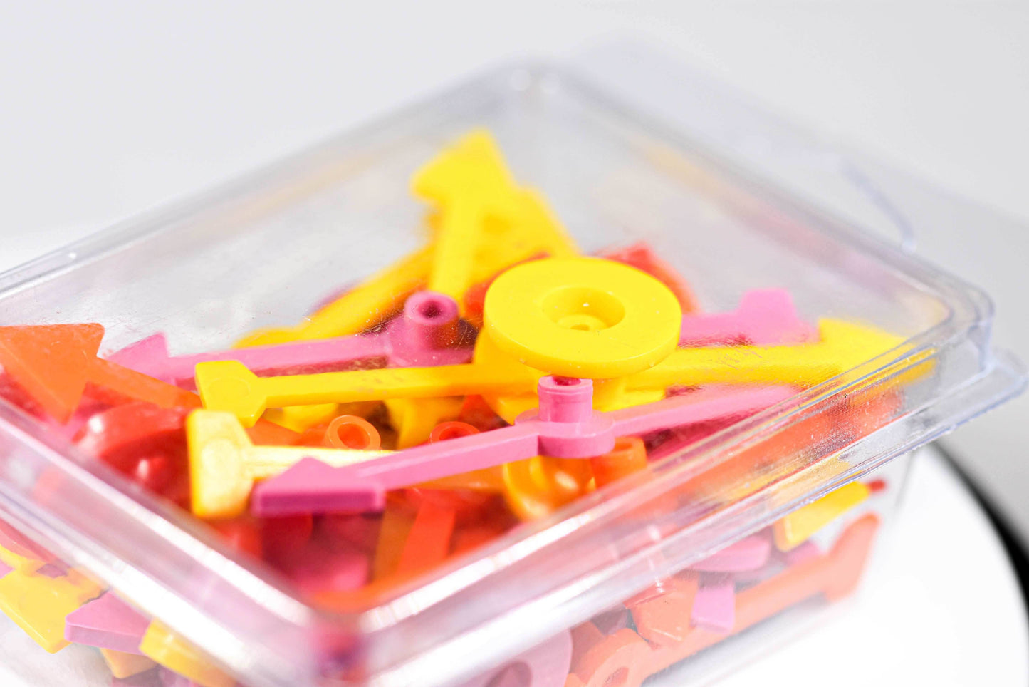 Pack of 25 Assorted 71mm Spinner 2/Base - 