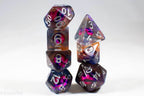 Demon Eye Dragon Eye Dice 7-Dice Set Resin Dungeons and Dragons Dice - 