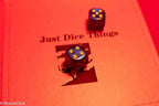 Borealis Royal Purple/gold 7-Dice / 16mm / 12mm /30mm Luminary - Single 16mm d6