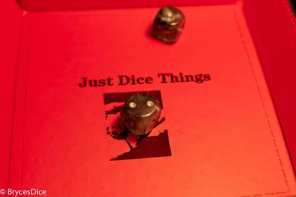 Borealis Light Smoke/silver 7-Dice / 16mm / 12mm / 30mm Luminary - Single 16mm d6