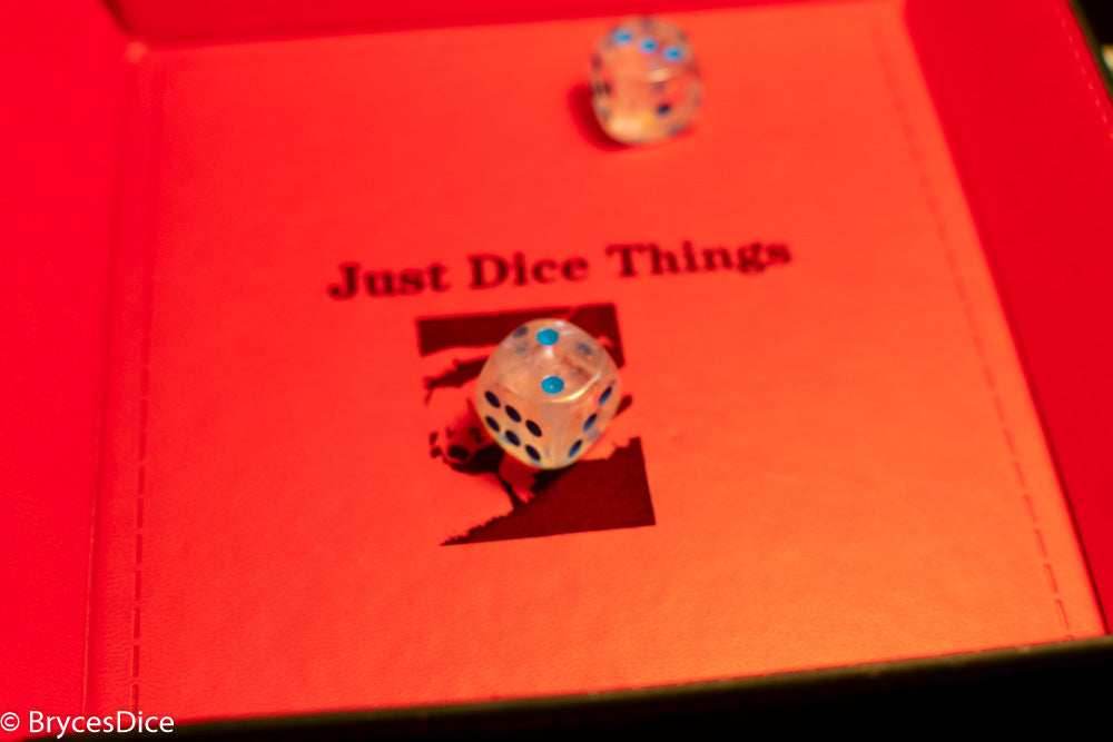 Borealis Icicle /light blue 7-Dice / 16mm / 12mm / 30mm Luminary - Single 16mm d6