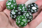 d30 Green Pearlescent Single Die 30 Side's by Chessex (per die) - 
