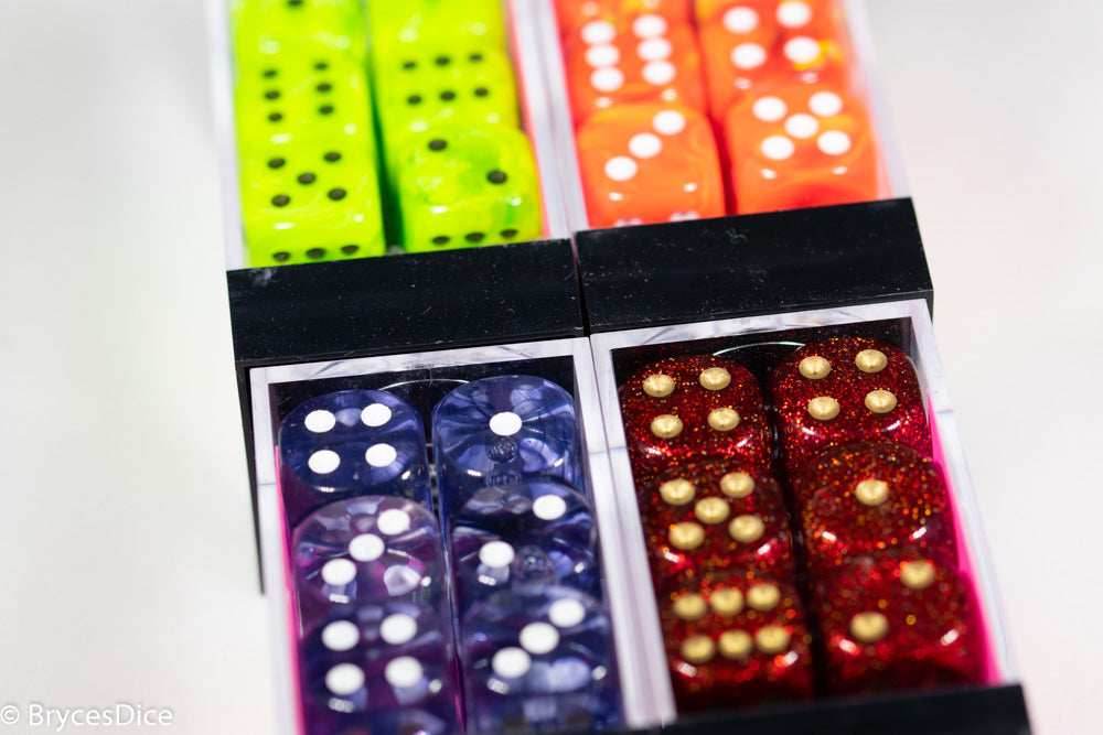 Factory-Second 16mm Dice Set d6 FS16MM Seconds | 12 Dice Block - 