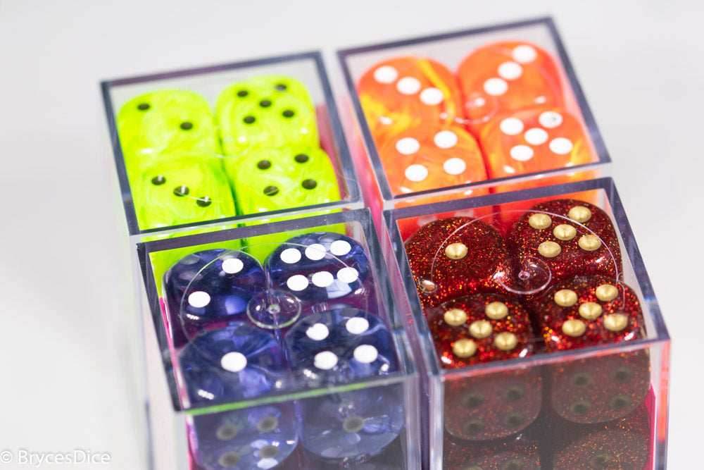 Factory-Second 16mm Dice Set d6 FS16MM Seconds | 12 Dice Block - 