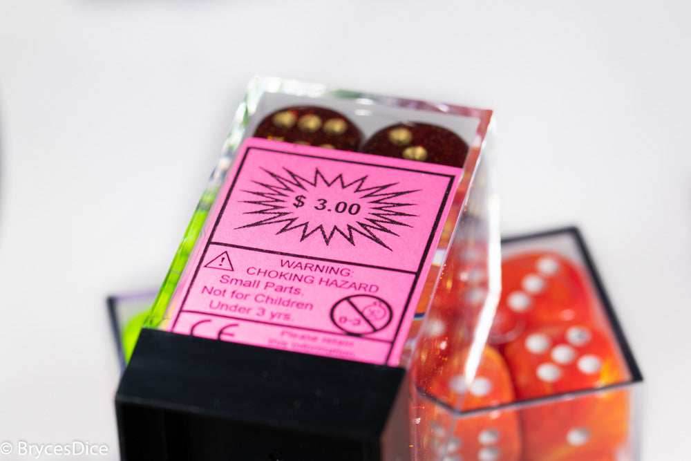 Factory-Second 16mm Dice Set d6 FS16MM Seconds | 12 Dice Block - 