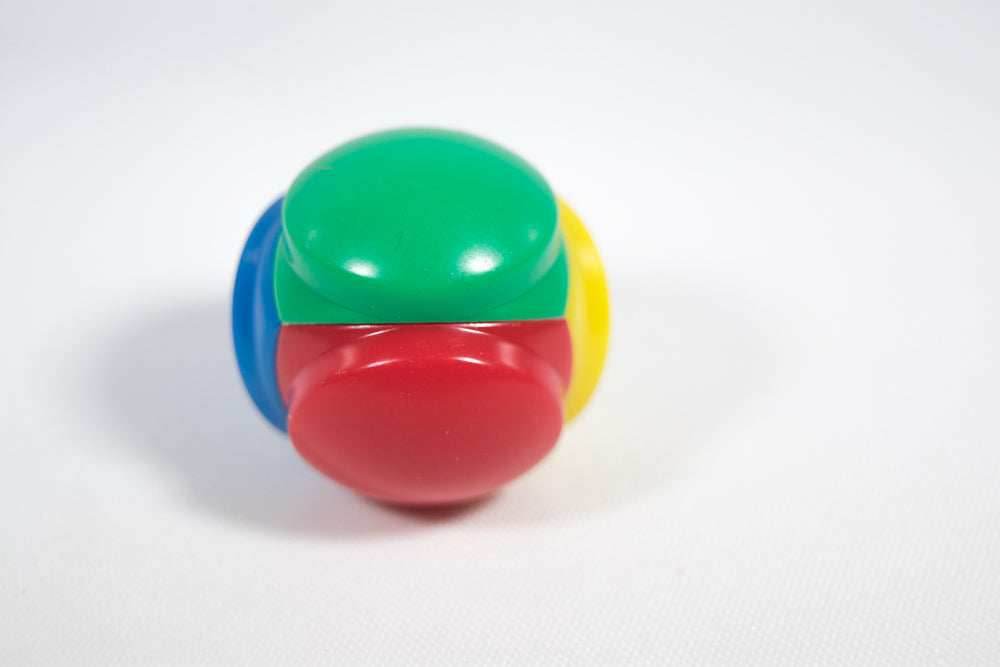 Color Selector Blue, Red, Yellow, Green Plastic D4 Koplow Dice Kids Math - 