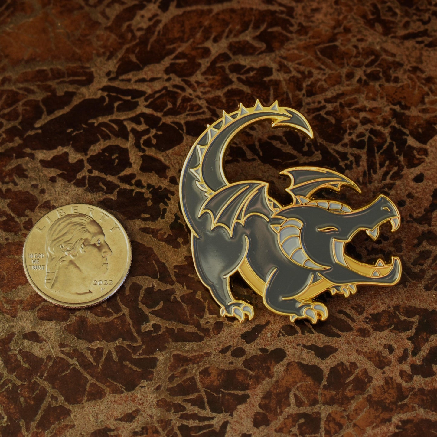 Black Dragon Pin