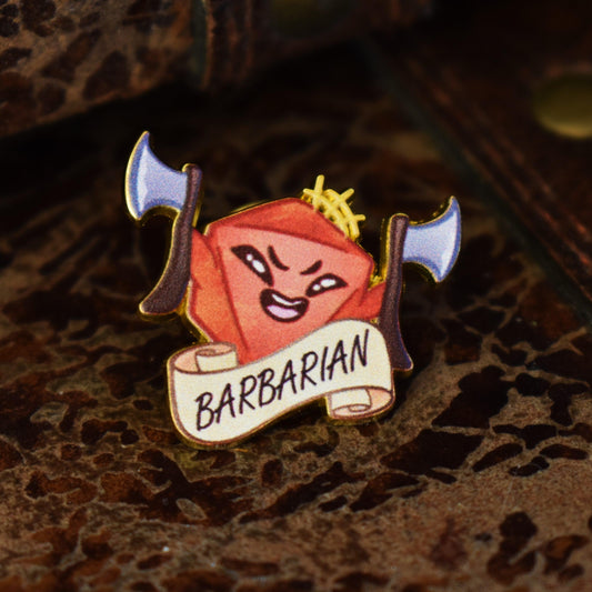 Barbarian Class Pin