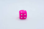 Chessex Opaque 16mm Pipped d6 Standard Dice Collection - Classic Colors - Available Individually - Pink