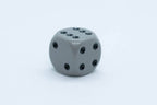 Chessex Opaque 16mm Pipped d6 Standard Dice Collection - Classic Colors - Available Individually - Grey