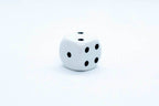 Chessex Opaque 16mm Pipped d6 Standard Dice Collection - Classic Colors - Available Individually - White