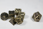 Gold Sword Strengthened Metal 7-Dice Set - 