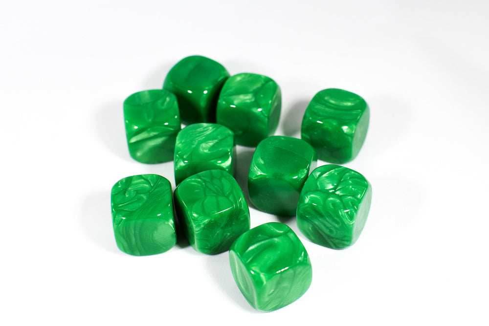 Pearl Green Blank 16mm d6 - 
