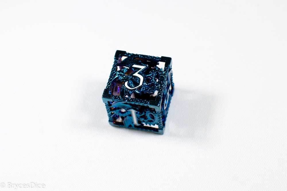 Single D6 Deadly Dragon Dice (Multiple Colors) - Blue