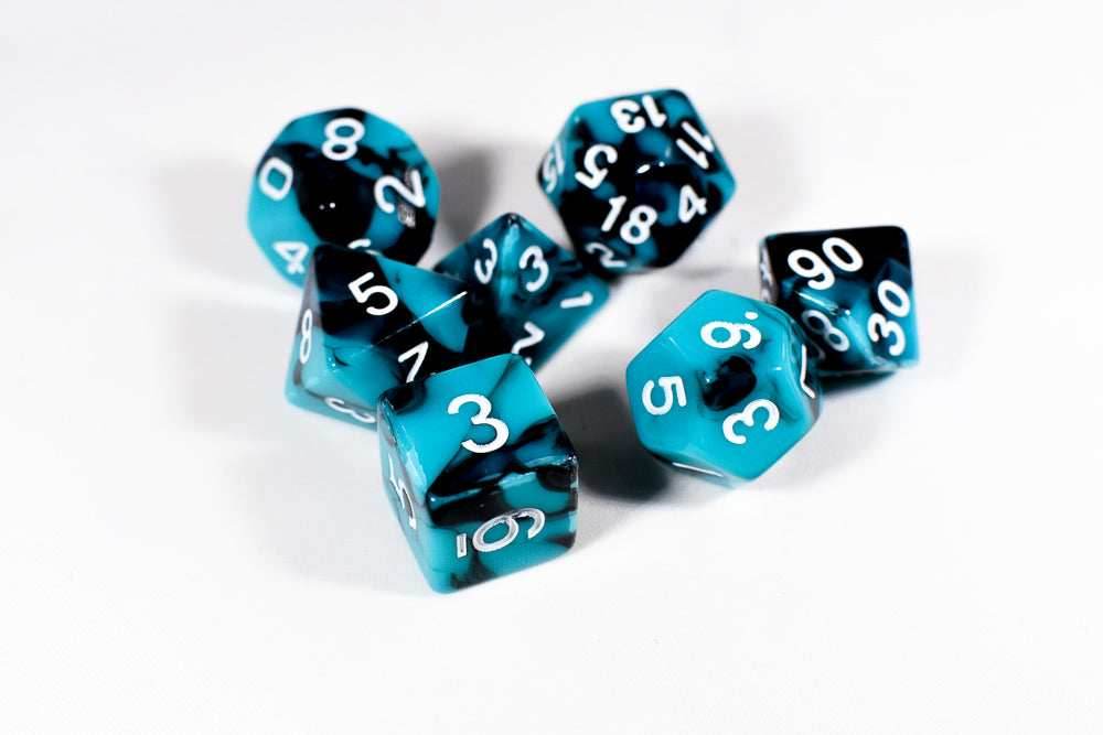 Spirit Shadow Dual Color Swirl Teal/Black - Set in Zip Bag