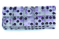 10-Pack BrycesDice 16mm Glitter d6 (Purple) Square Edge - 