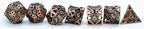 Rustic Copper Deadly Arrow Dice | 7-Dice RPG Set High Visibility - 