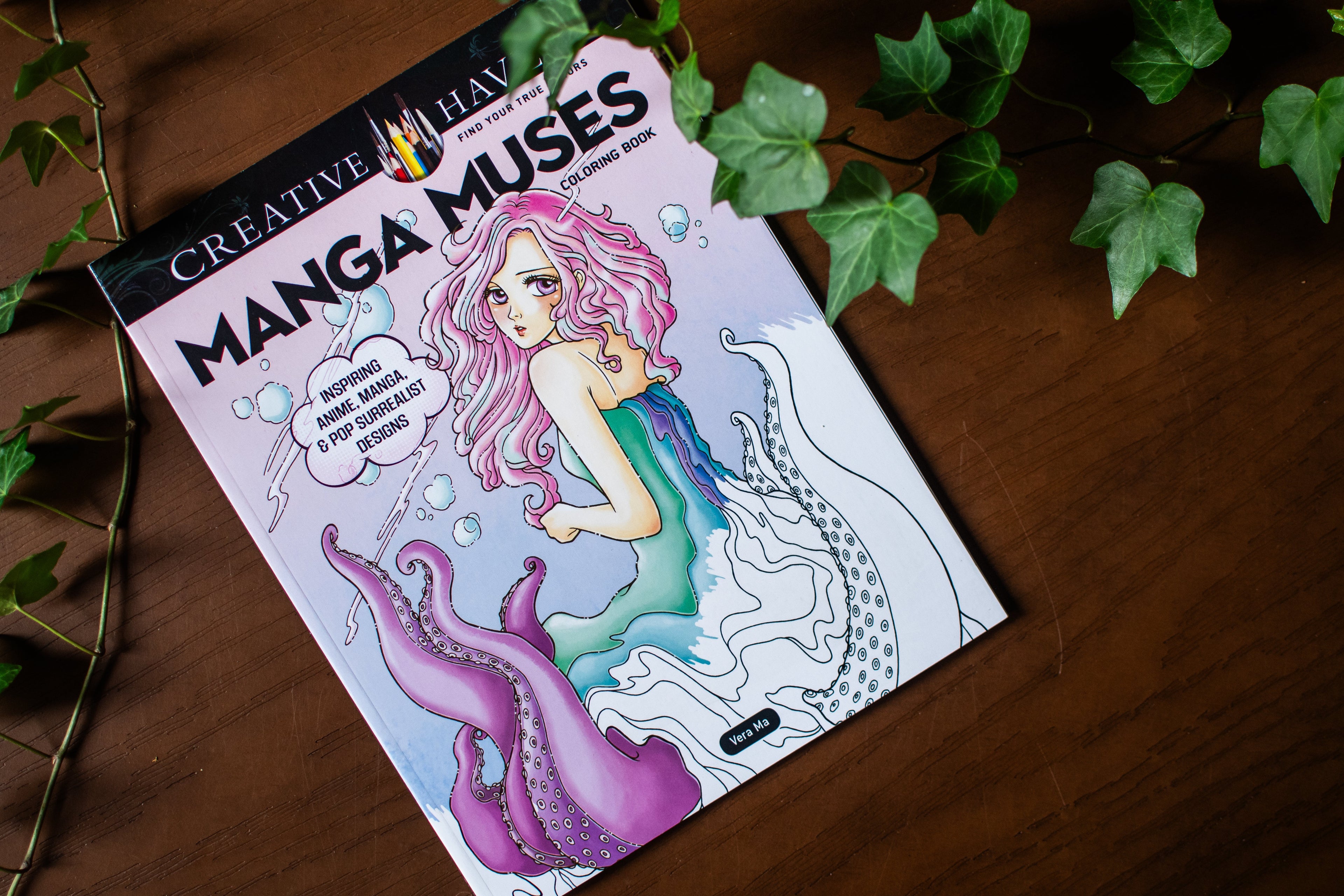 Creative Haven Manga Muses Coloring Book: Inspiring Anime, Manga, & Pop Surrealist Designs (Adult Coloring Books: Fantasy)